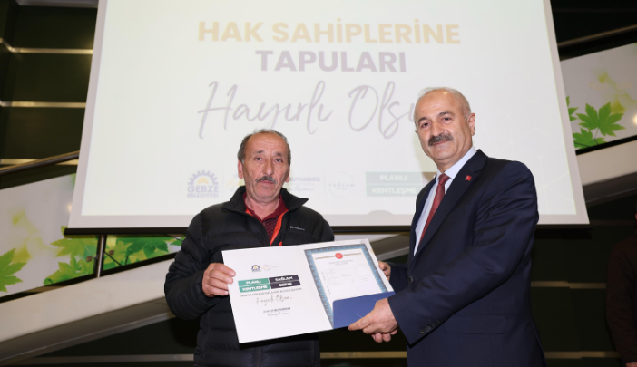 Gebze’de 2 Bin 65 Kişi Tapularına Kavuştu 2 (2)