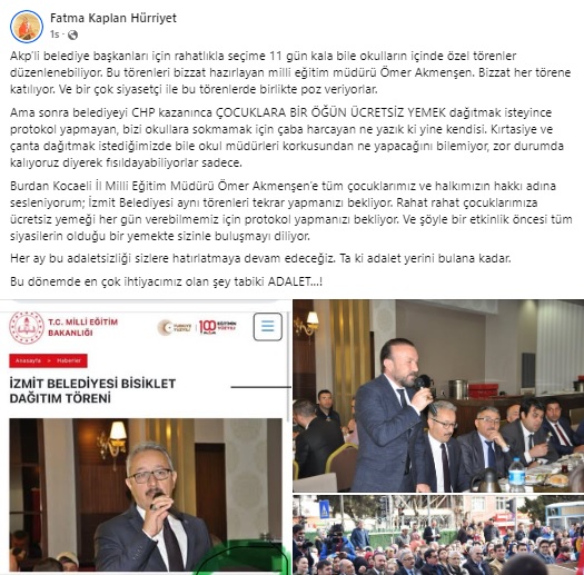 Hürriyet’ten Akmanşen’e Çağrı “Gelin Protokol İmzalayalım”