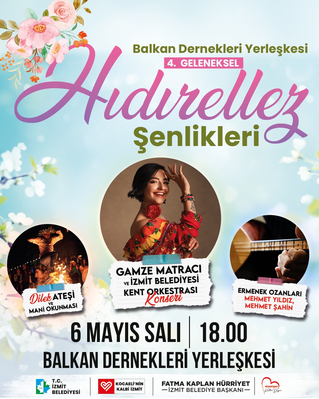 Izmit Belediyesi, Hidirellez Senliklerini Balkan Dernekleri Yerleskesinde Kutlayacak