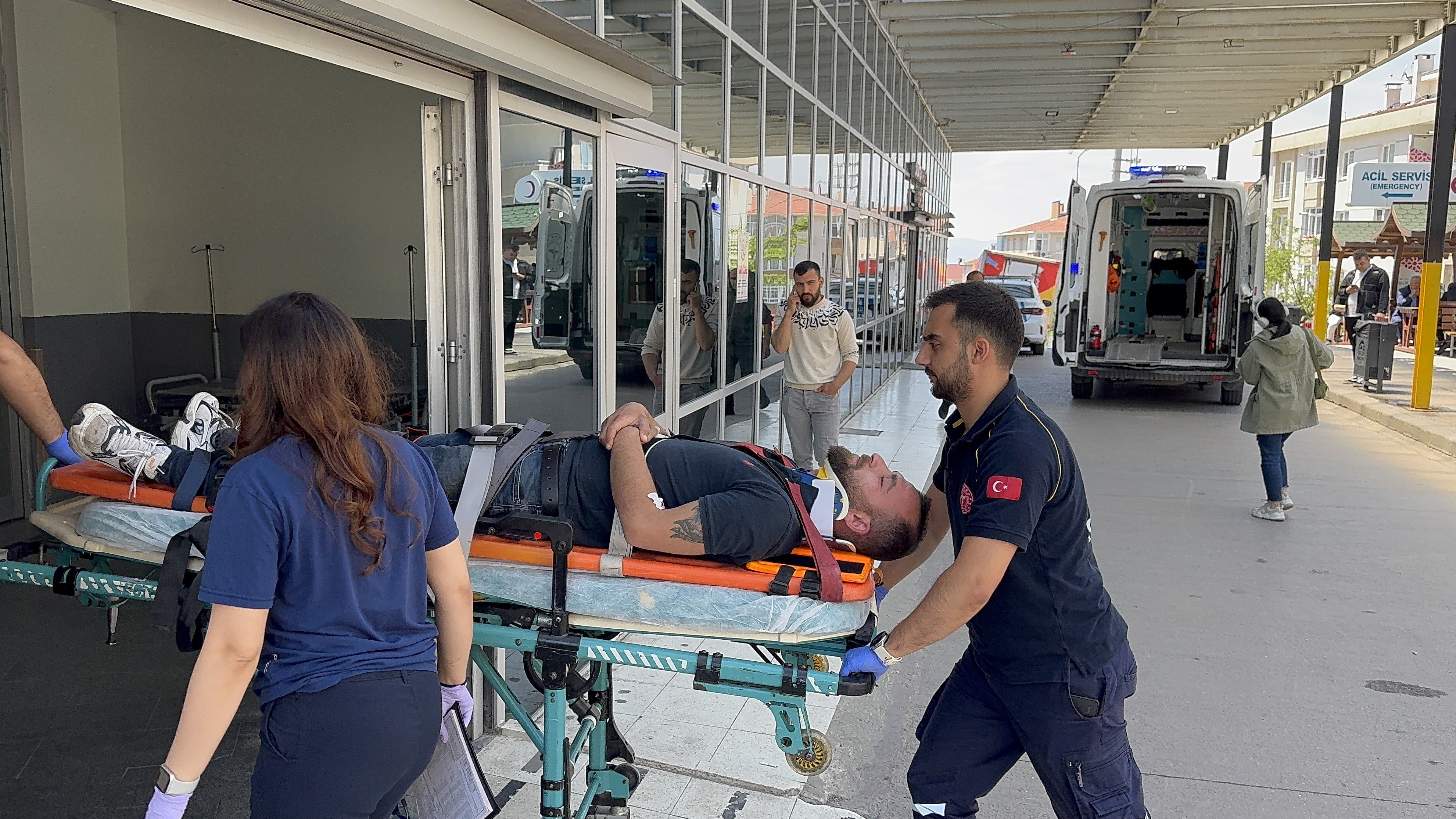 Motosiklet Kontrol Çıktı; Sürücü Yaralandı 1