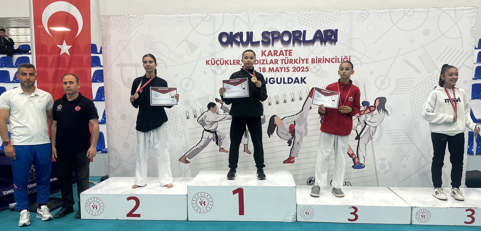 Türkiye Karate Şampiyonası’nda Körfez 2 Şampiyonluk Bir Ikincilik 2-1