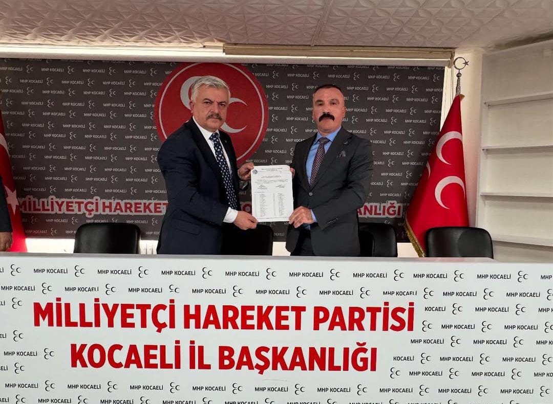 MHP'nin Yeni Dilovası İlçe Başkanı Yusuf Turhan Oldu