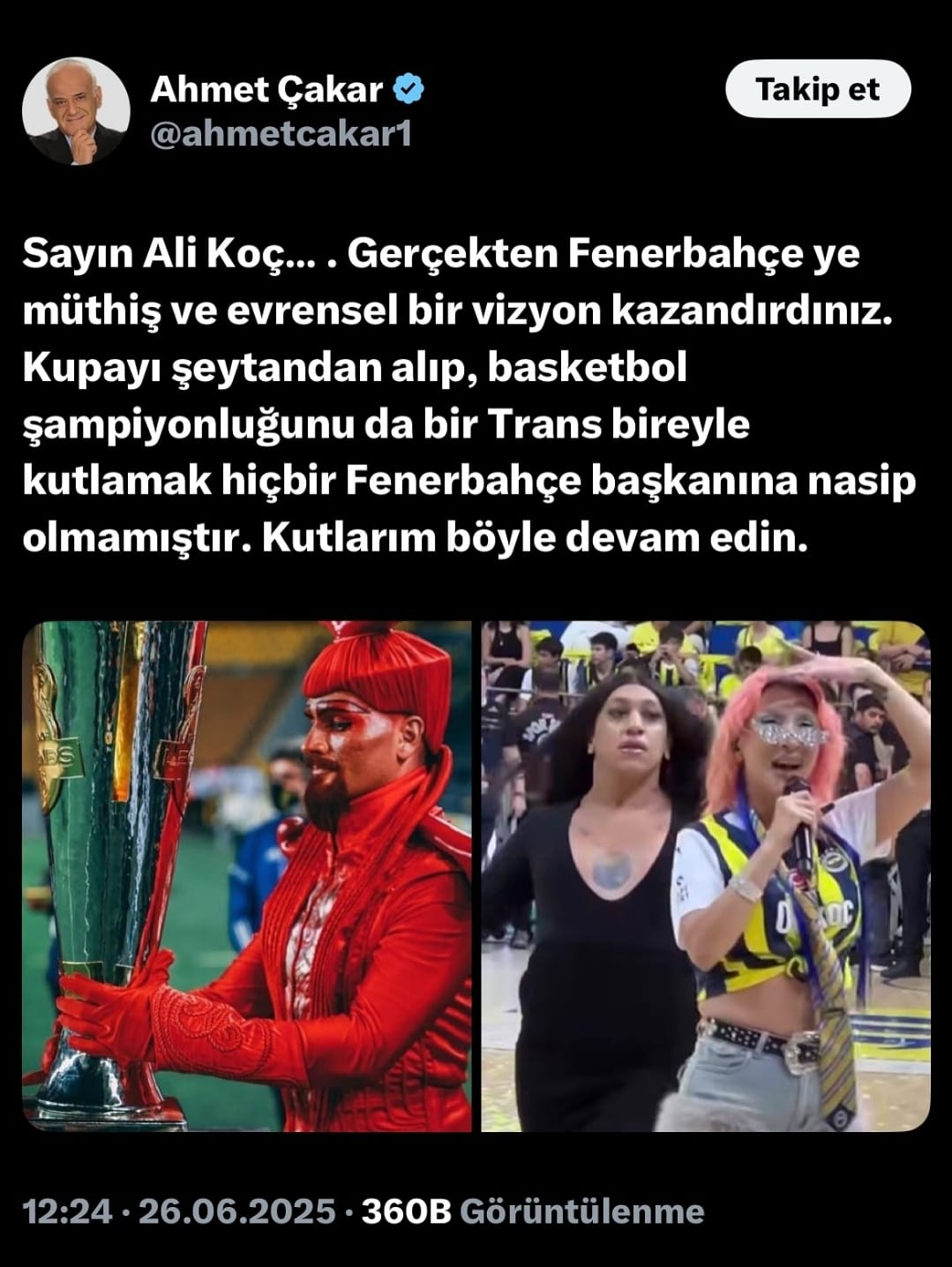 Ahmet Çakar Fenerbahçeyi Topa Tuttu! 1