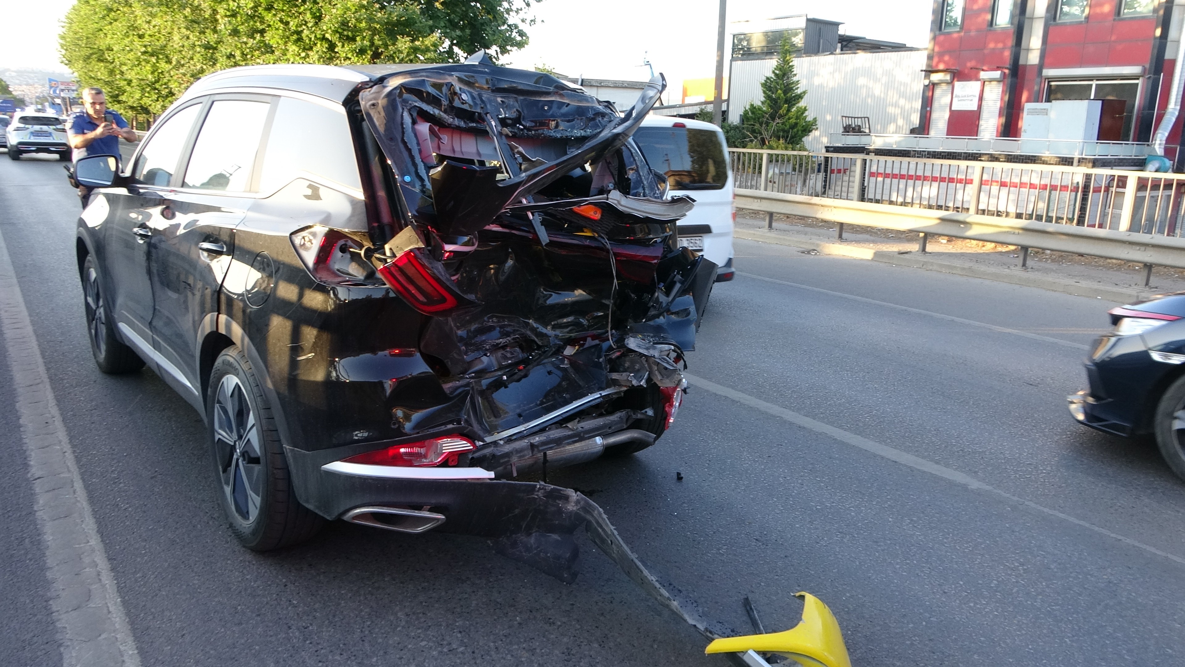 Bayiden Çıktı, Hurdaya Döndü! D 130’Da Talihsiz Kaza! 01