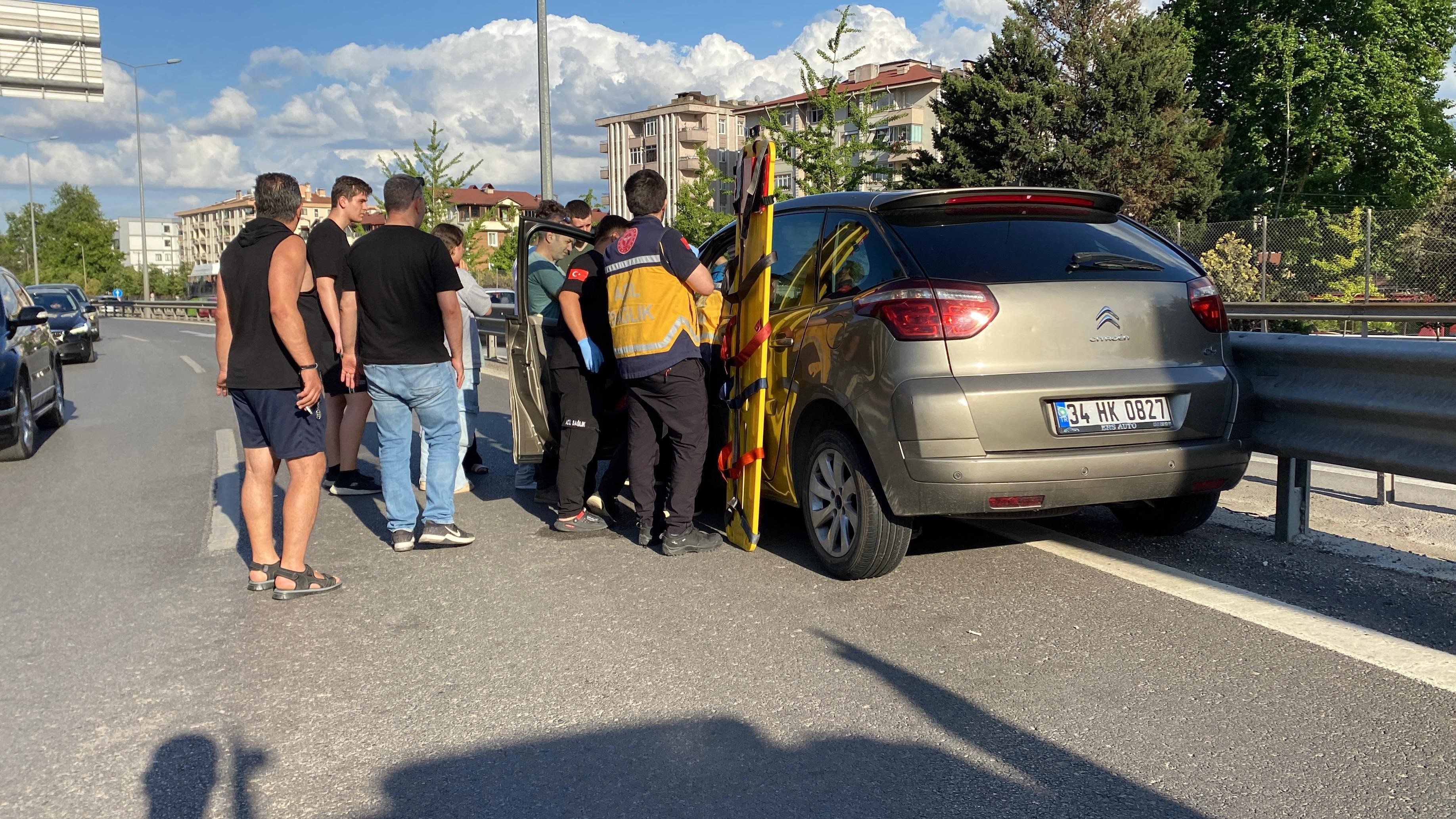 D 100’De Korkutan Kaza! 1 Yaralı (3)