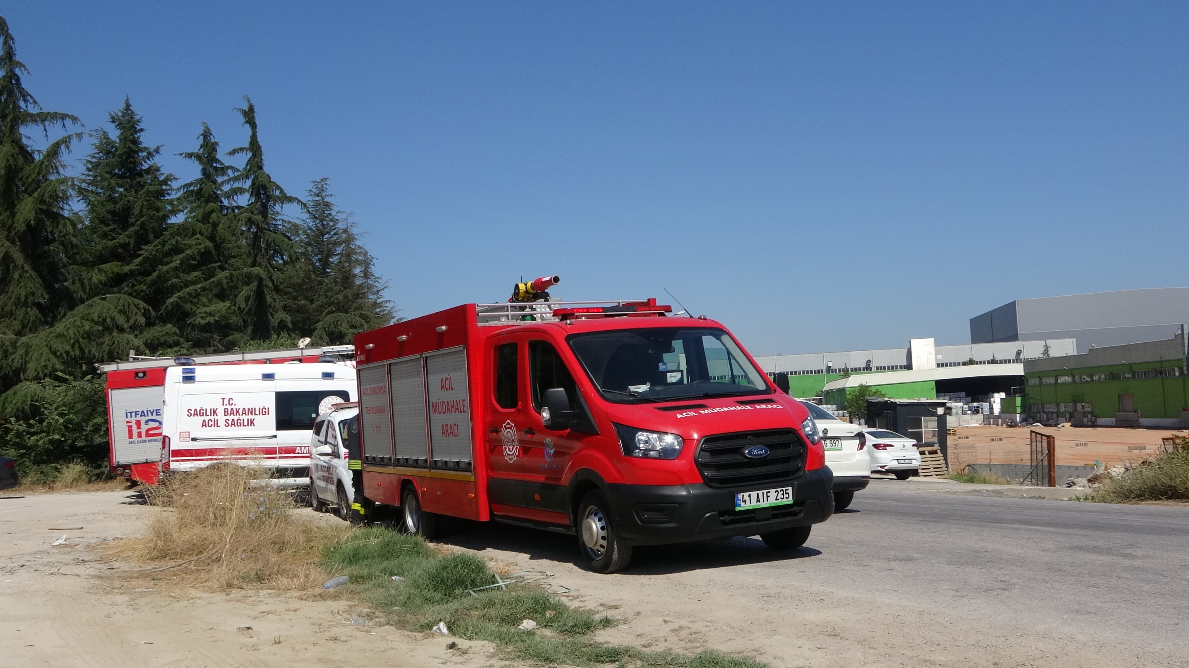 Doğal Gaz Ana Hattı Delindi, Fabrikanın Gazı Kesildi 05
