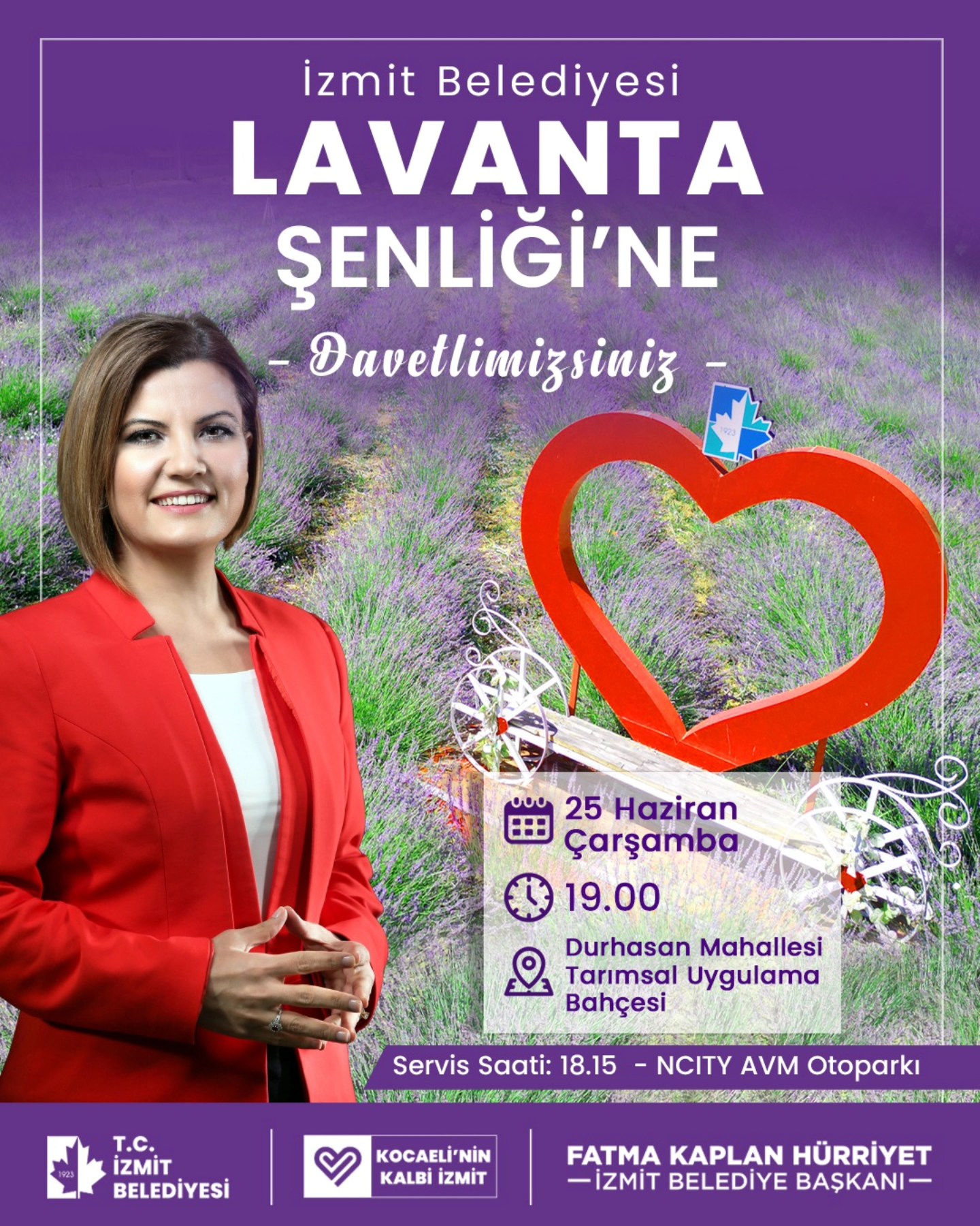 Geleneksel Lavanta Senligi 25 Haziran'da Izmitlileri Bulusturuyor