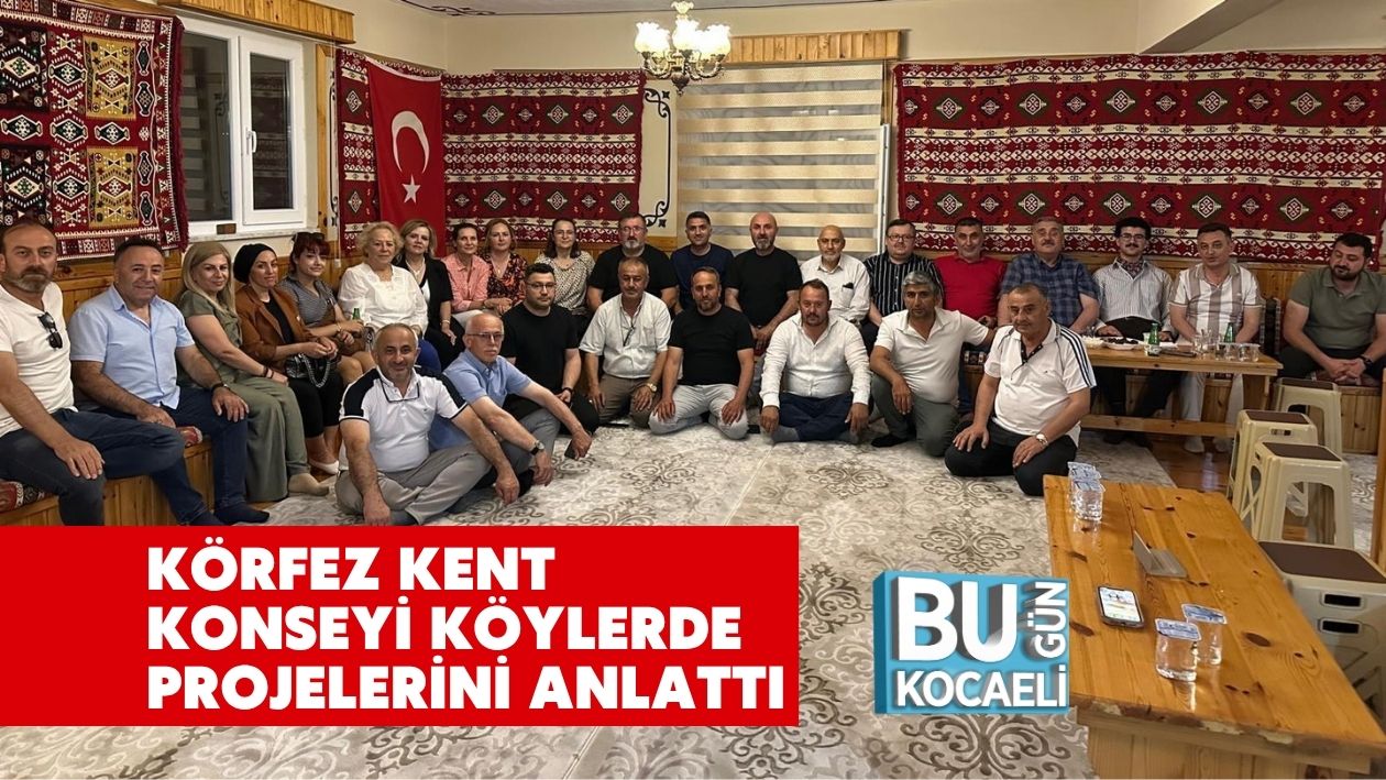 Körfez Kent Konseyi Köylerde Projelerini Anlattı