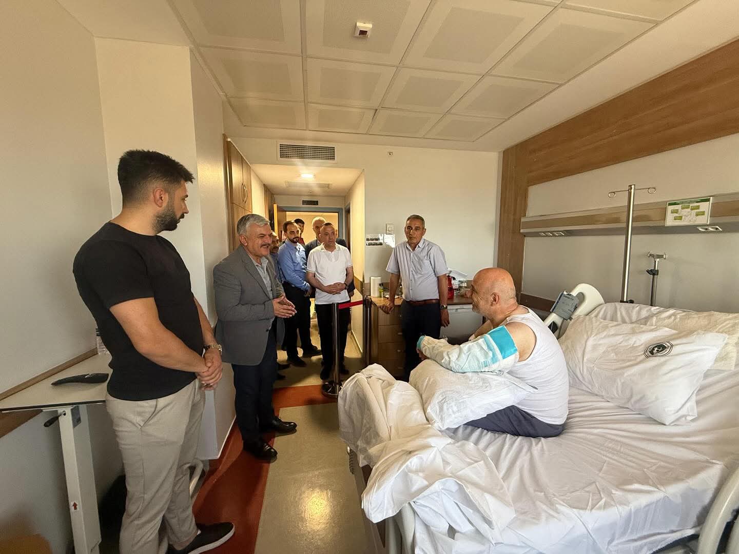 Mhp İl Başkanı Batı’dan Başkan Bıyık’a Geçmiş Olsun Ziyareti (3)