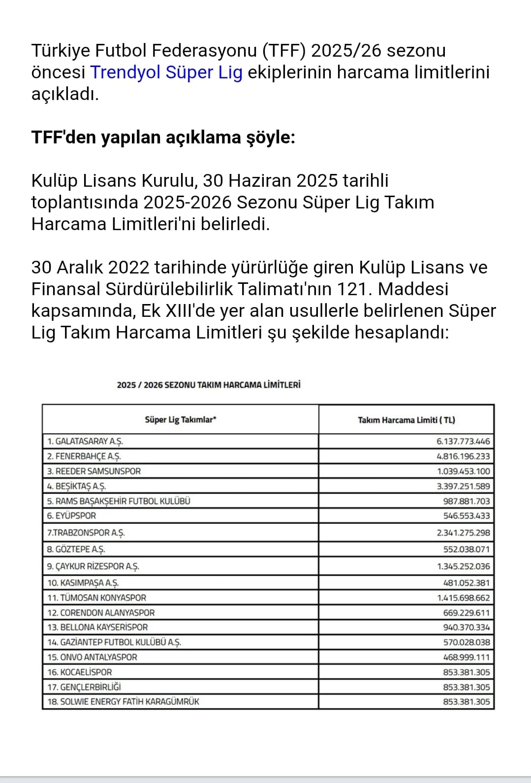T F F