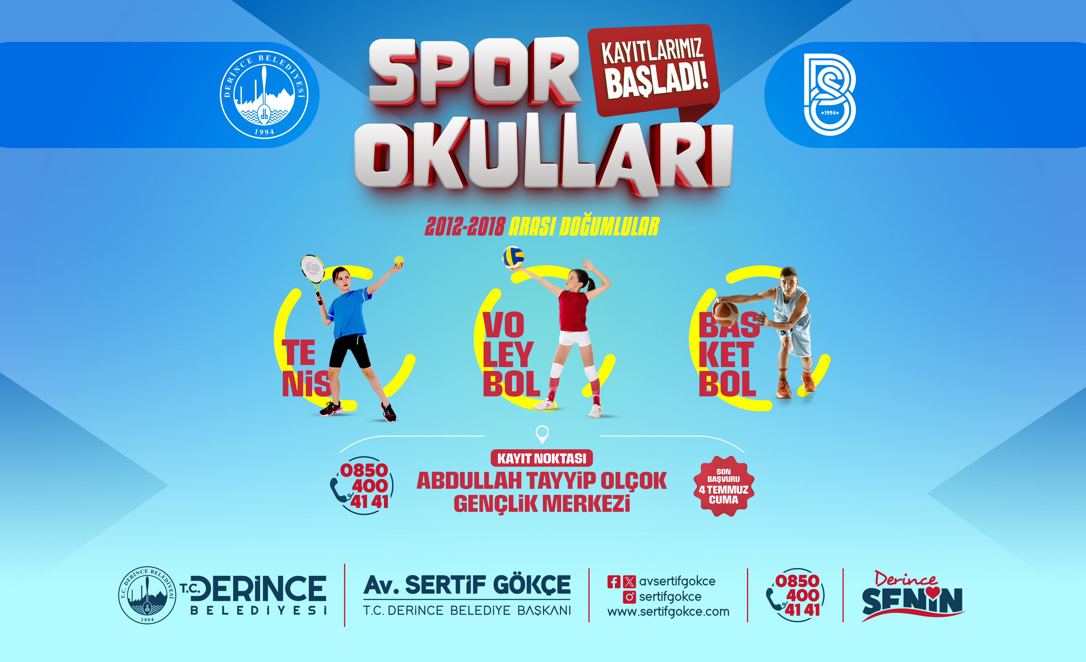 Yaz Tatilinde Top Sizde! Derince’de Spor Zamanı (1)