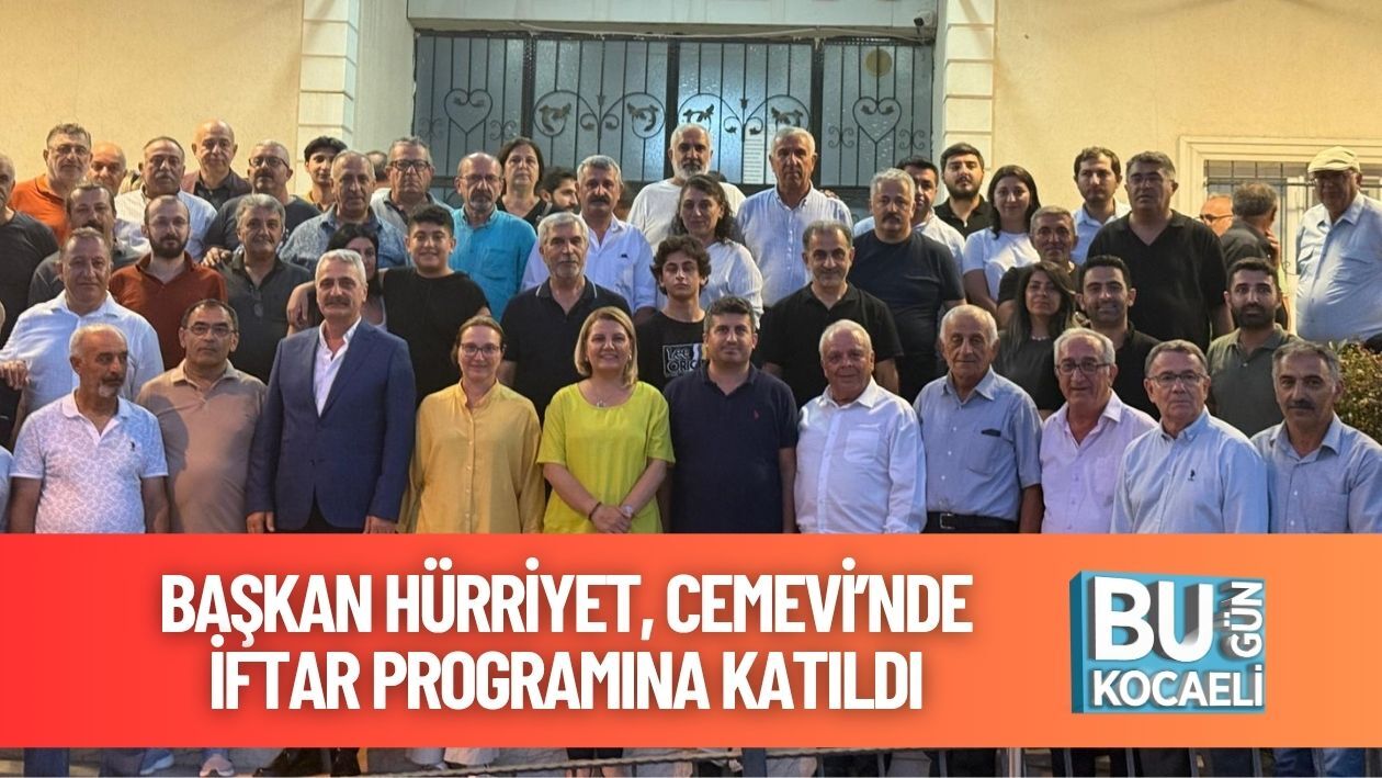Başkan Hürriyet, Cemevi’nde İftar Programına Katıldı