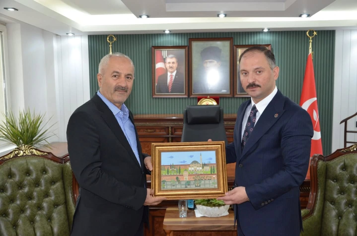 Büyükgöz’den Küpçü’ye Nezaket Ziyareti (2)