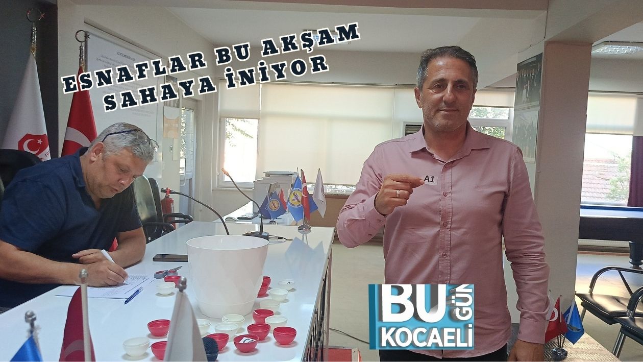 Esnaflar Bu Akşam Sahaya İniyor
