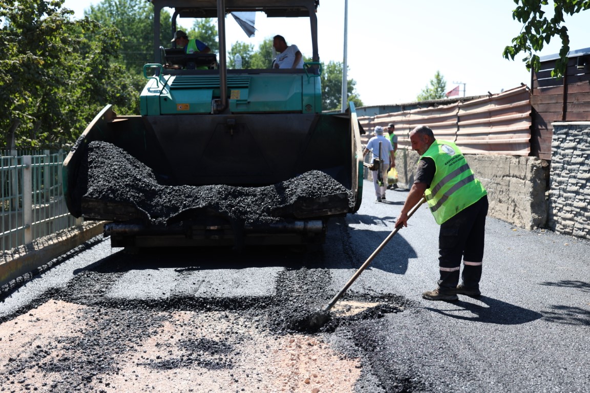 İçmeler Caddesi’nde Asfalt Çalışmaları Tamamlandı (1)-1