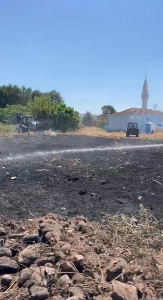 Karamürsel’de Ekili Arazide Korkutan Yangın! (4)