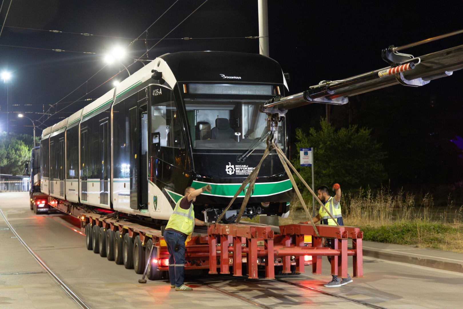 Kocaeli’de Tramvay Filosu Güçleniyor! 8’Inci Araç Da Raylarda (2)