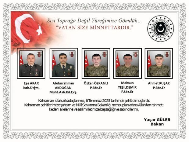 Metan Gazı Faciasında Şehit Olan Askerlerin Kimlikleri Açıklandı (2)