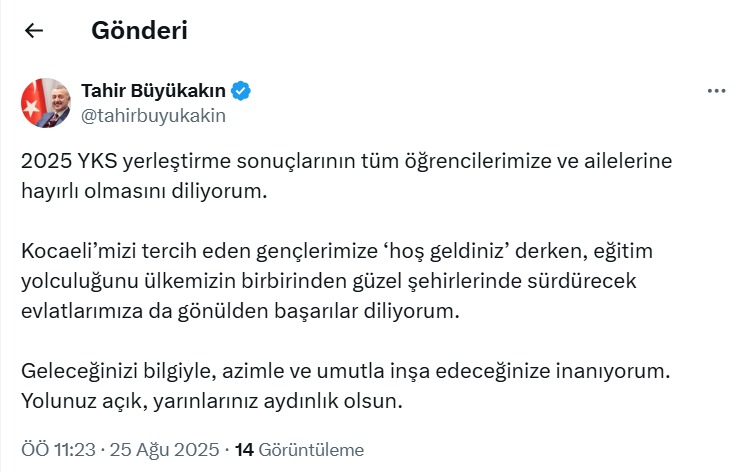 Büyükakın Üniversiteyi Kazanan Öğrencileri Tebrik Etti