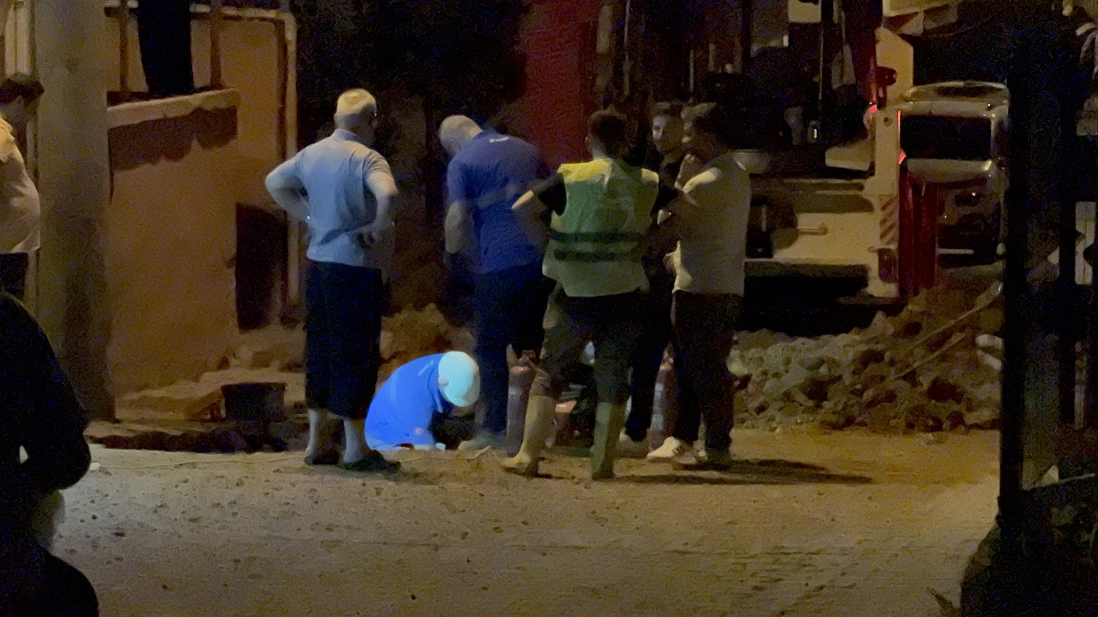 Darıca’da Altyapı Çalışmasında Doğal Gaz Borusu Patladı (4)