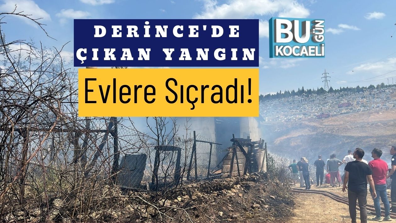 Derince'de Çıkan Yangın Evlere Sıçradı! 11