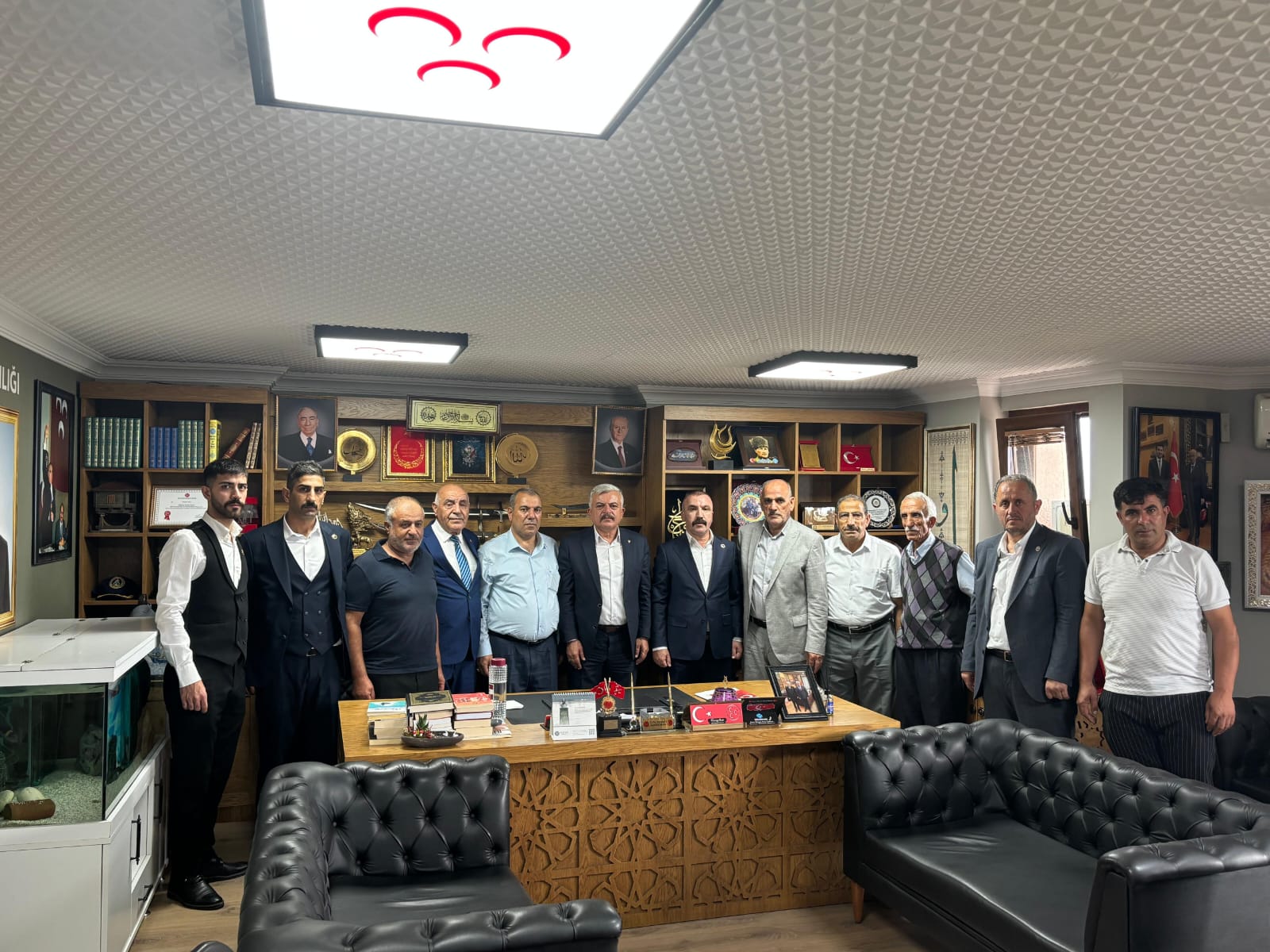 Dilovası’ndan Mhp Kocaeli İl Başkanlığı’na “Terörsüz Türkiye” Ziyareti (1)