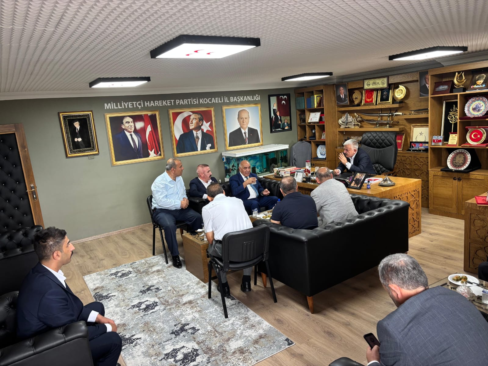 Dilovası’ndan Mhp Kocaeli İl Başkanlığı’na “Terörsüz Türkiye” Ziyareti (2)