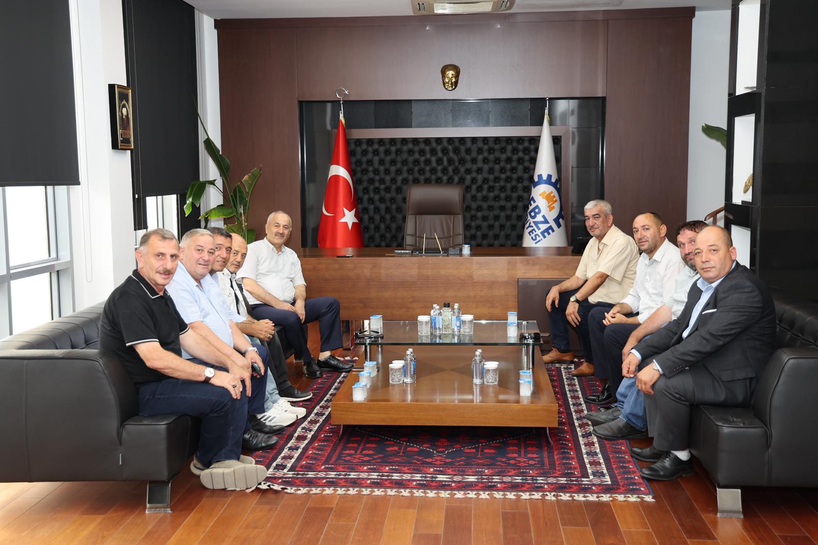 Gebze Muhtarlar Birliği’nden Başkan Büyükgöz’e Ziyaret 1