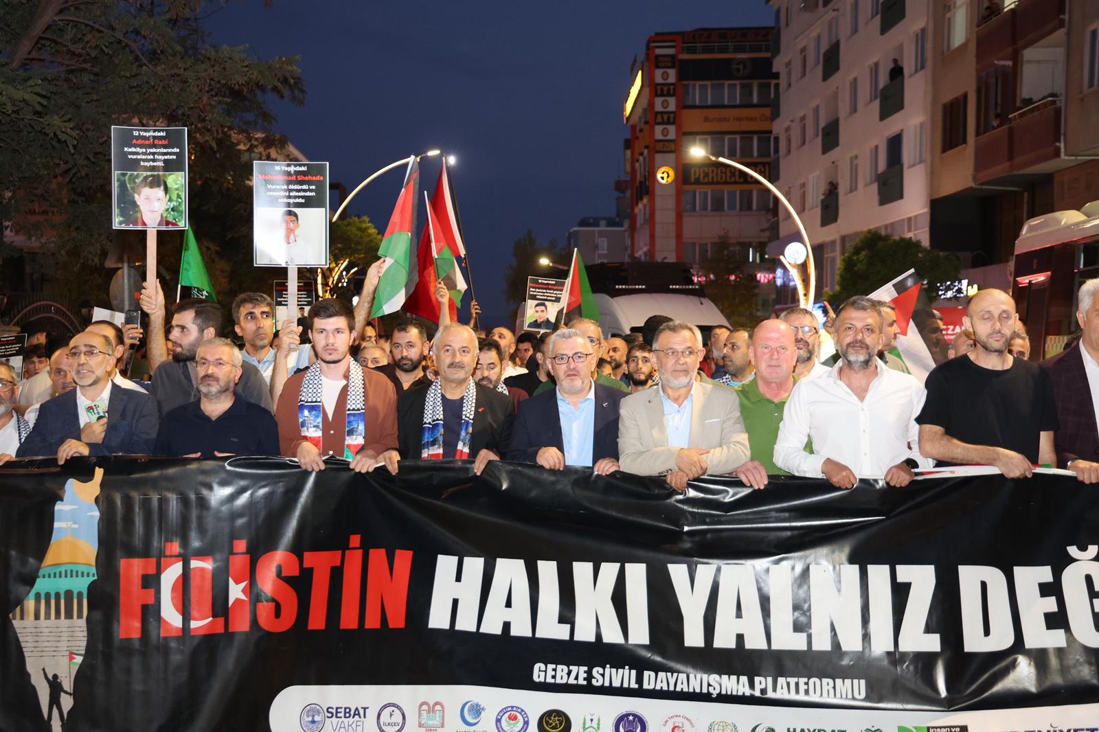 Gebzeden Gazze’ye Yükselen Ses! 4