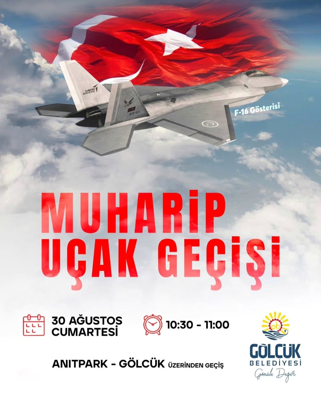 Gökyüzünde Gurur Turu! F 16’Lar Gölcük Üzerinden Geçecek-2