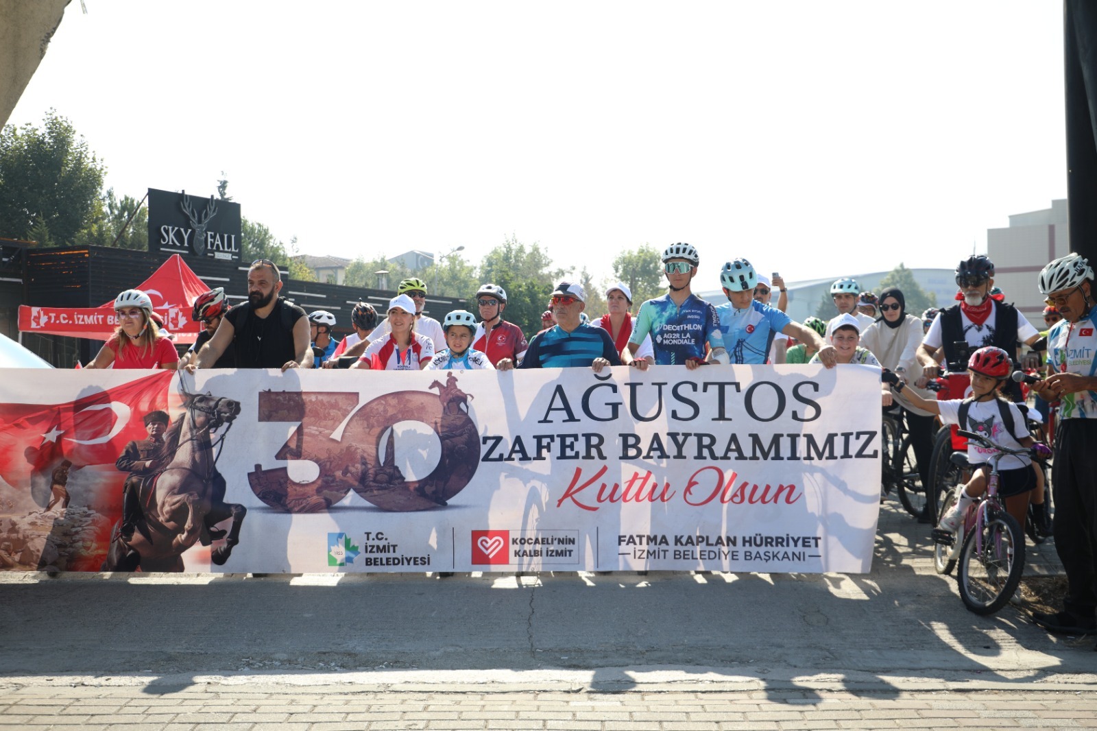 İzmit’te 30 Ağustos Coşkusu Bisiklet Kortejiyle Taçlandı (4)