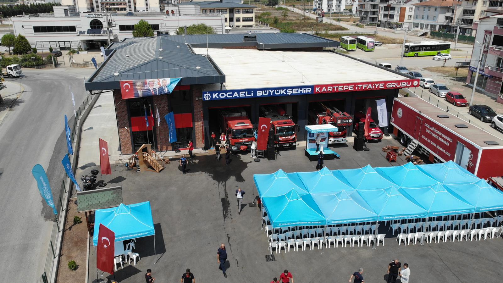 Kartepe’nin Yeni Güvencesi! Modern İtfaiye Binası Açıldı (5)