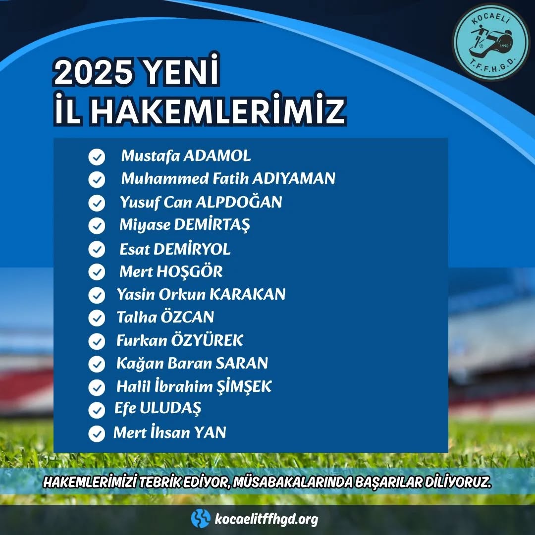 Kocaeli Futbolunda Yeni Hakemler Göreve Başlıyor-1