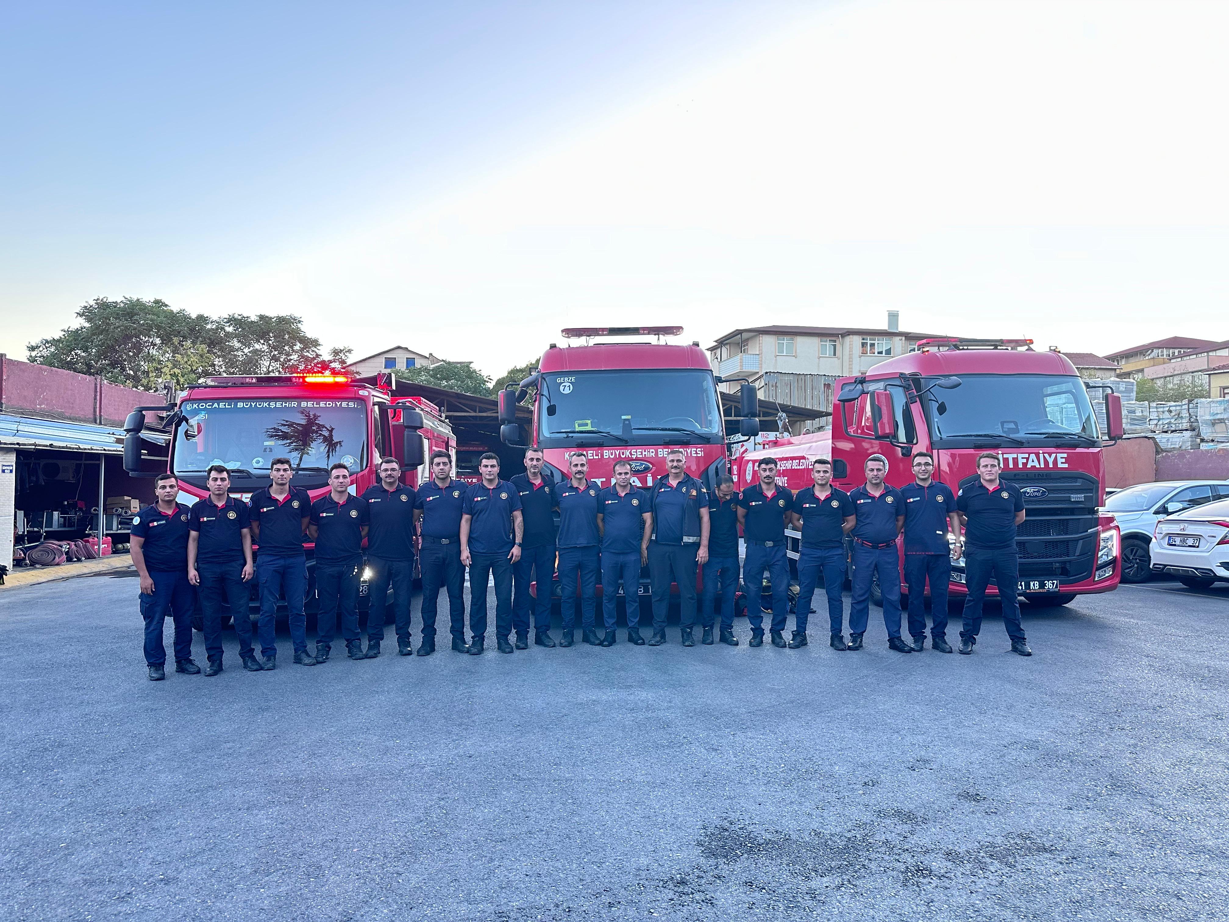 Kocaeli İtfaiyesi, Çanakkale’deki Orman Yangınına Destek İçin Bölgede