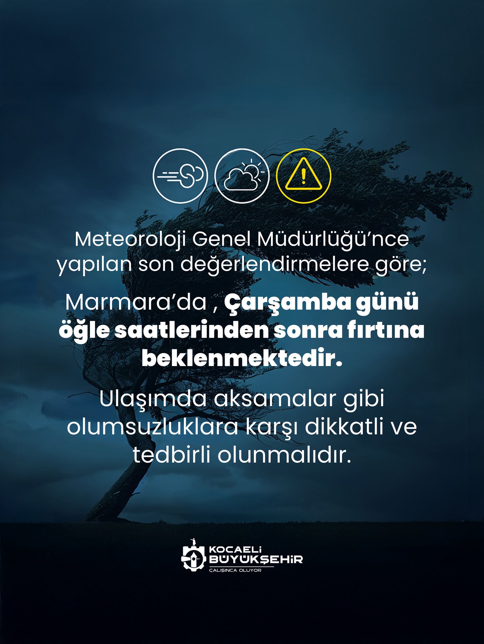 Kocaeli’de Fırtına Uyarısı! (2)