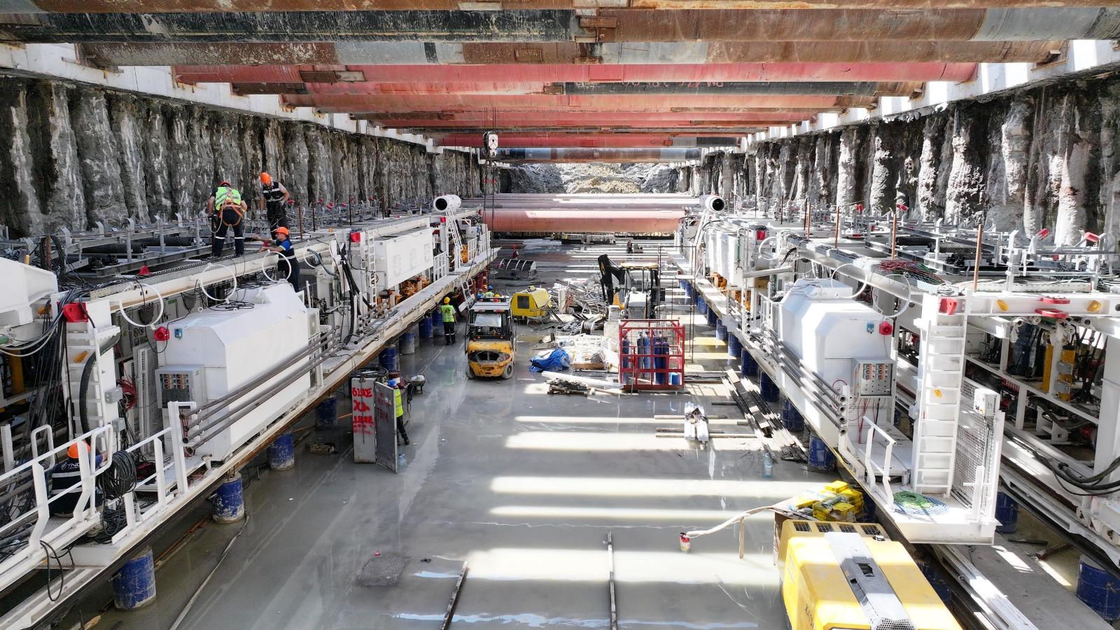 Körfezray Metrosu’nda Dev Tbm’ler Tünel Kazısına Hazır1-1