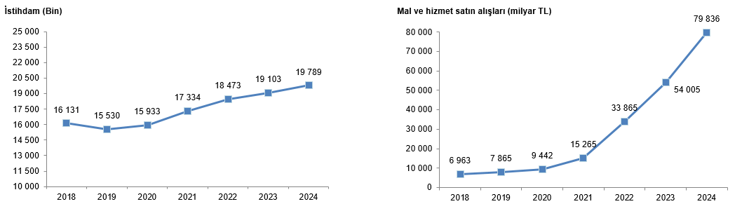 Yıllık Sanayi Ve Hizmet Istatistiklerine Ilişkin Temel Göstergeler, 2018 2024 1