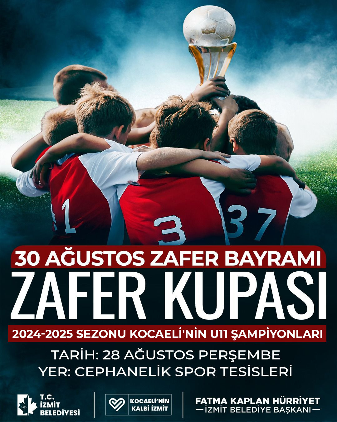 Zafer Bayramı İzmit’te Futbol Turnuvasıyla Kutlanacak