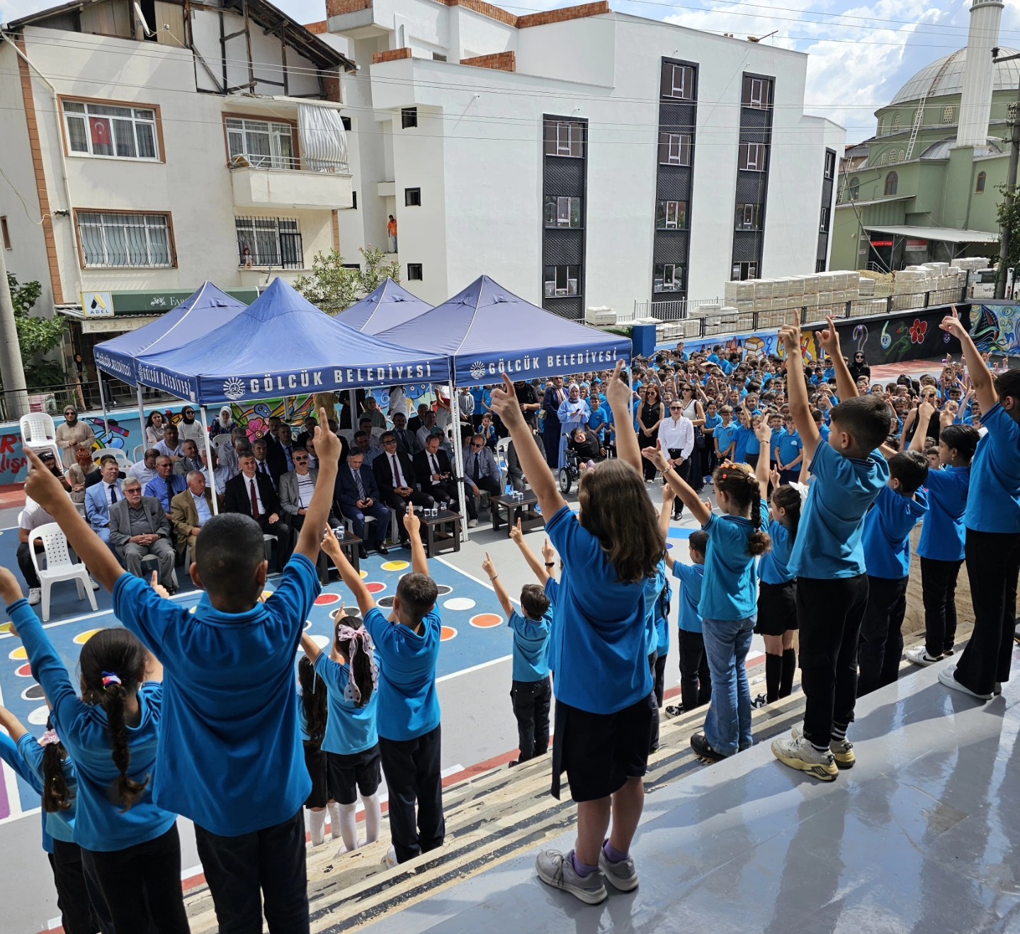 Başkan Sezer’den Öğrencilere Ders Zili Heyecanı3