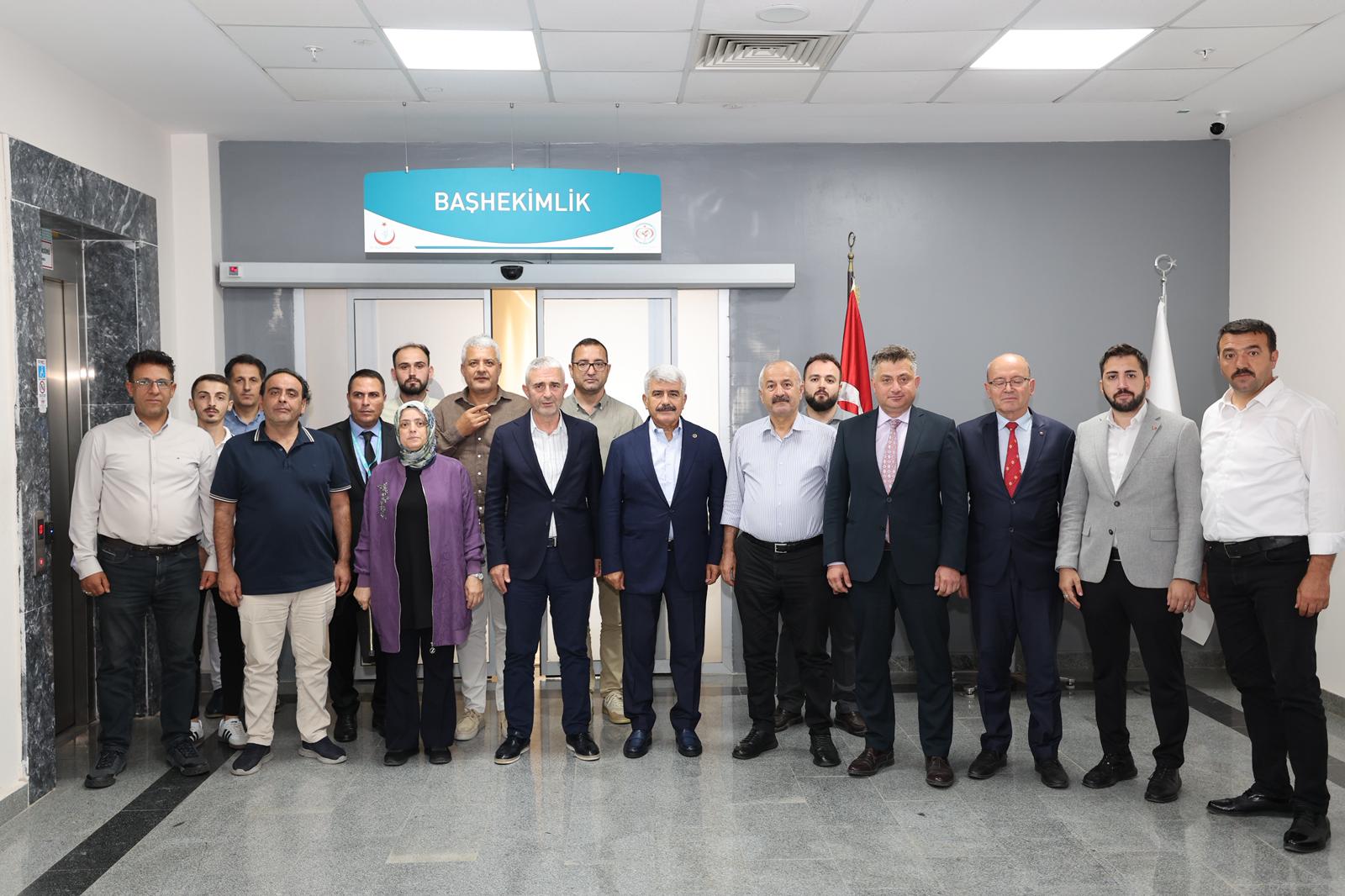 Hülagü Ve Büyükgöz Sağlık Kuruluşlarını Ziyaret Etti 3