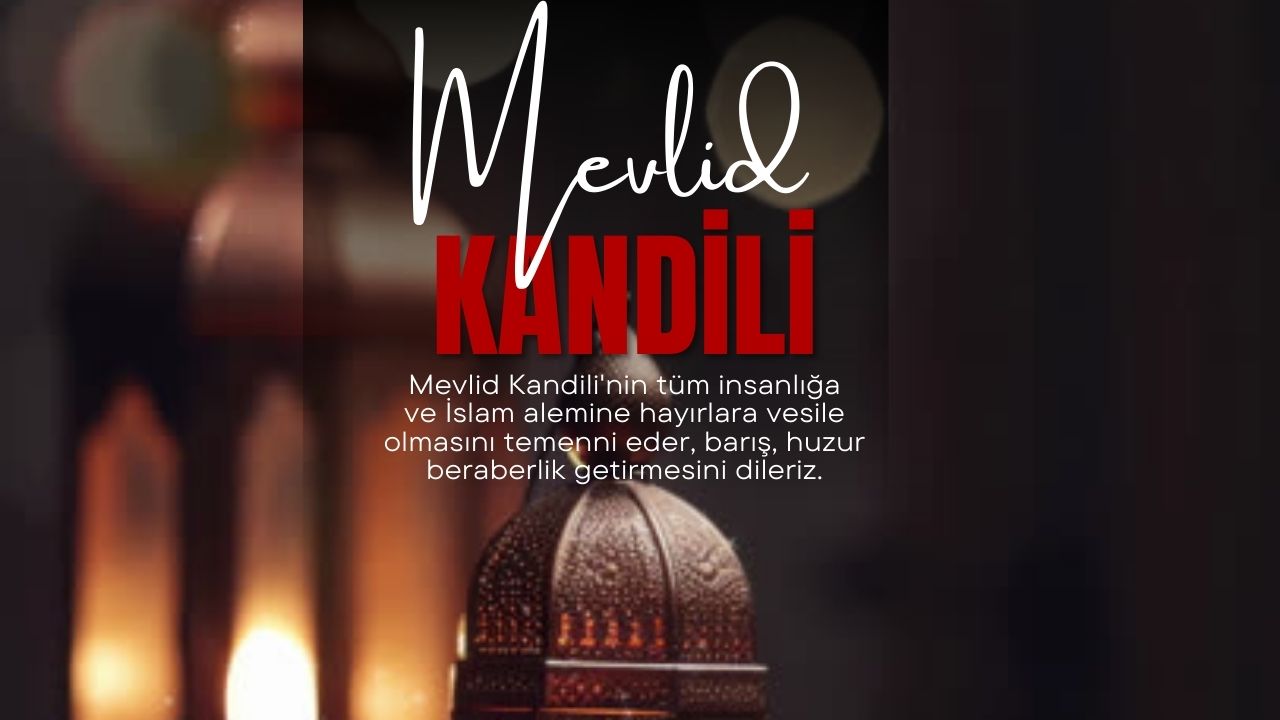 Kahverengi Ve Kırmızı Geleneksel Mevlid Kandili Hikayeniz (1280 X 720 Piksel)