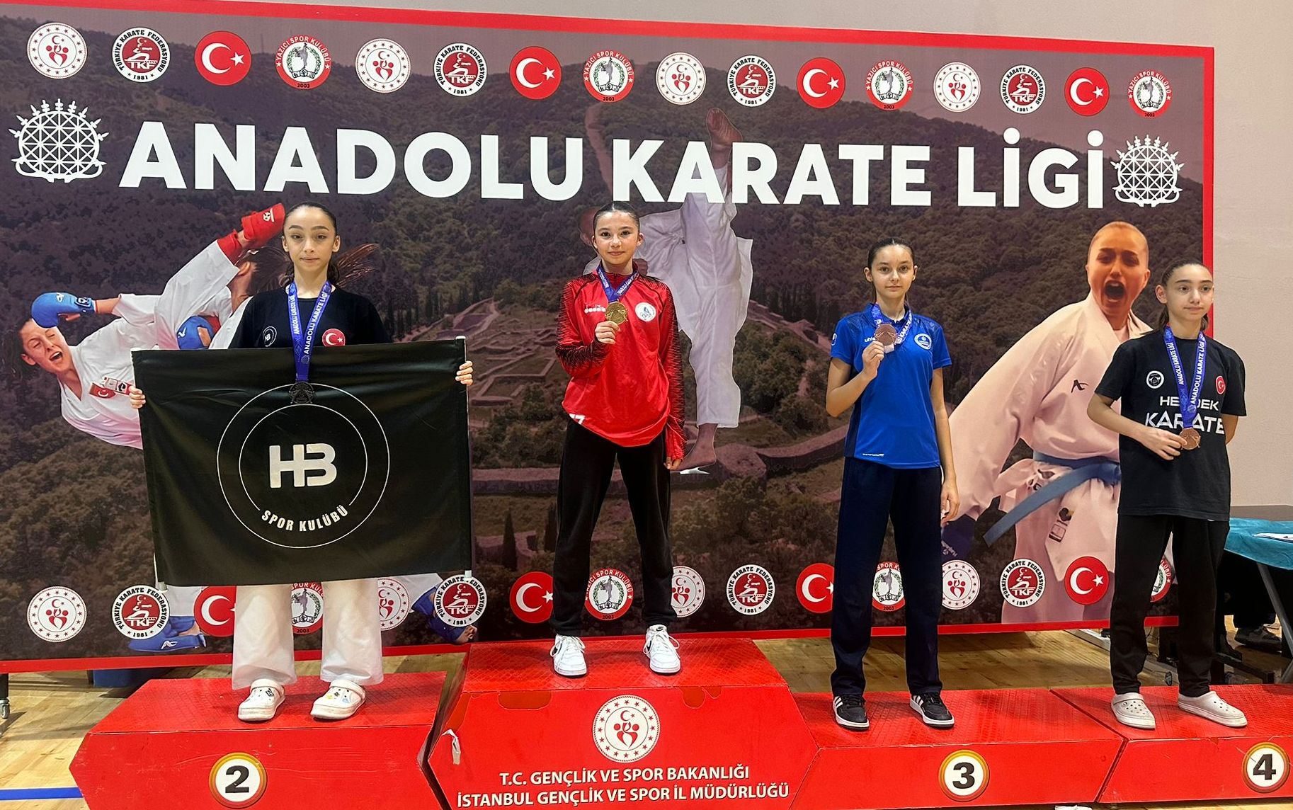 Karate Anali̇gden Körfez Gb 14 Madalya Aldi 5