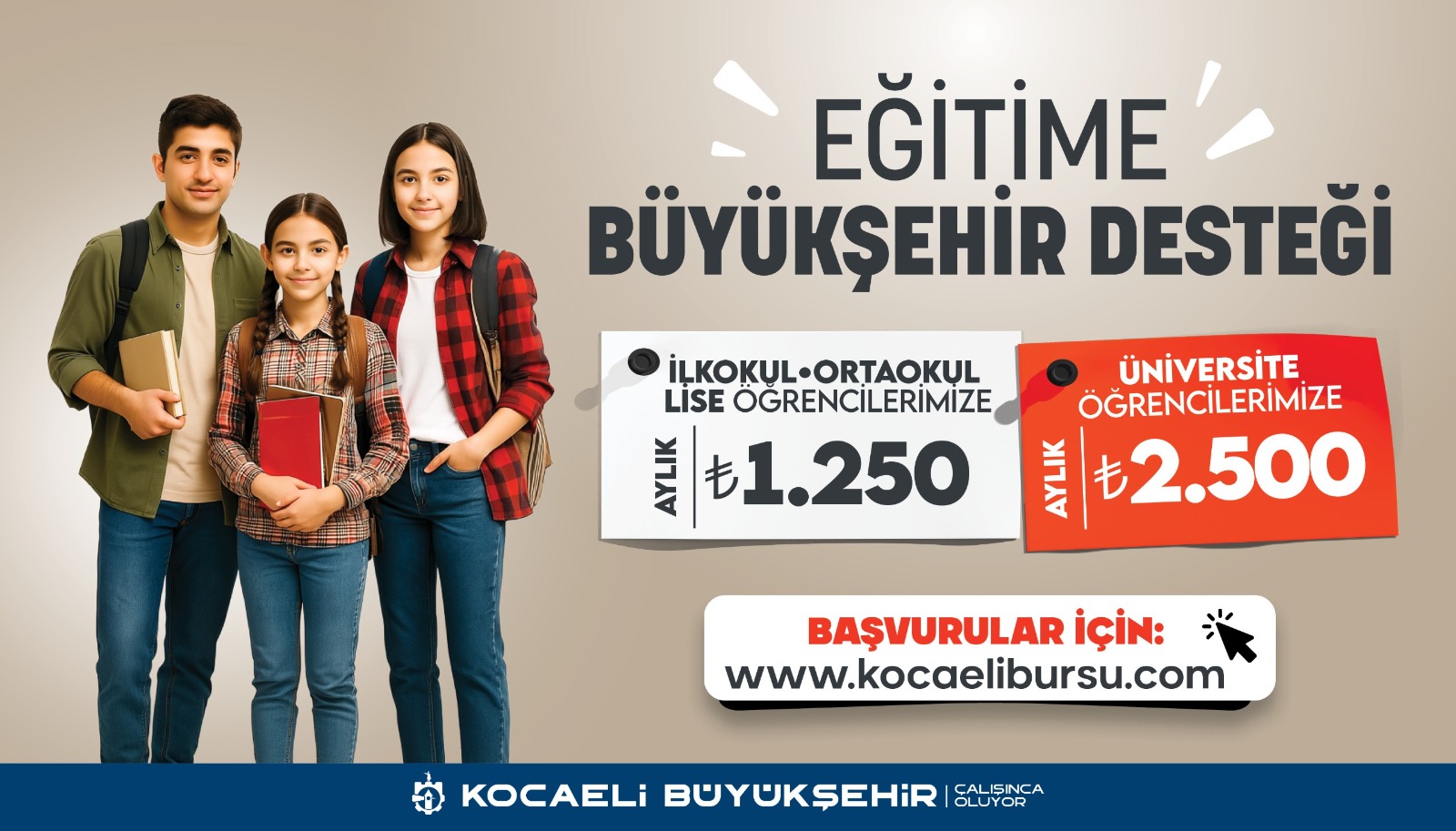 Kocaeli Büyükşehir’den Dar Gelirli Ailelere Eğitim Desteği! Öğrencilere 2.500 Tl’ye Kadar Yardım 2