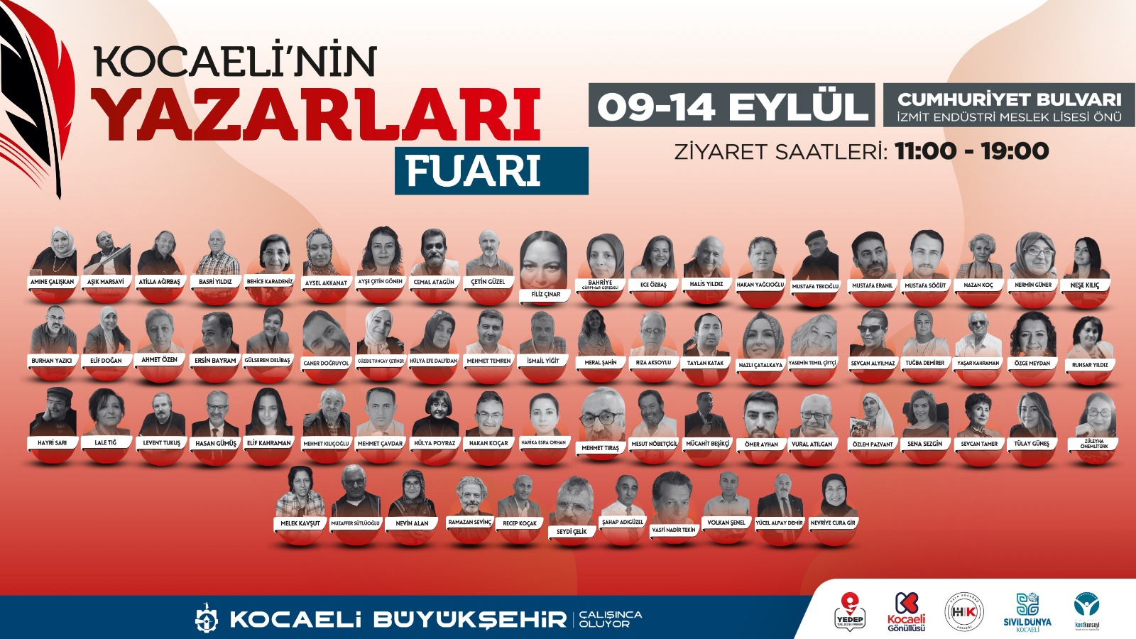 Kocaeli Kitap Fuarı Öncesi Yazar Buluşmaları Başlıyor