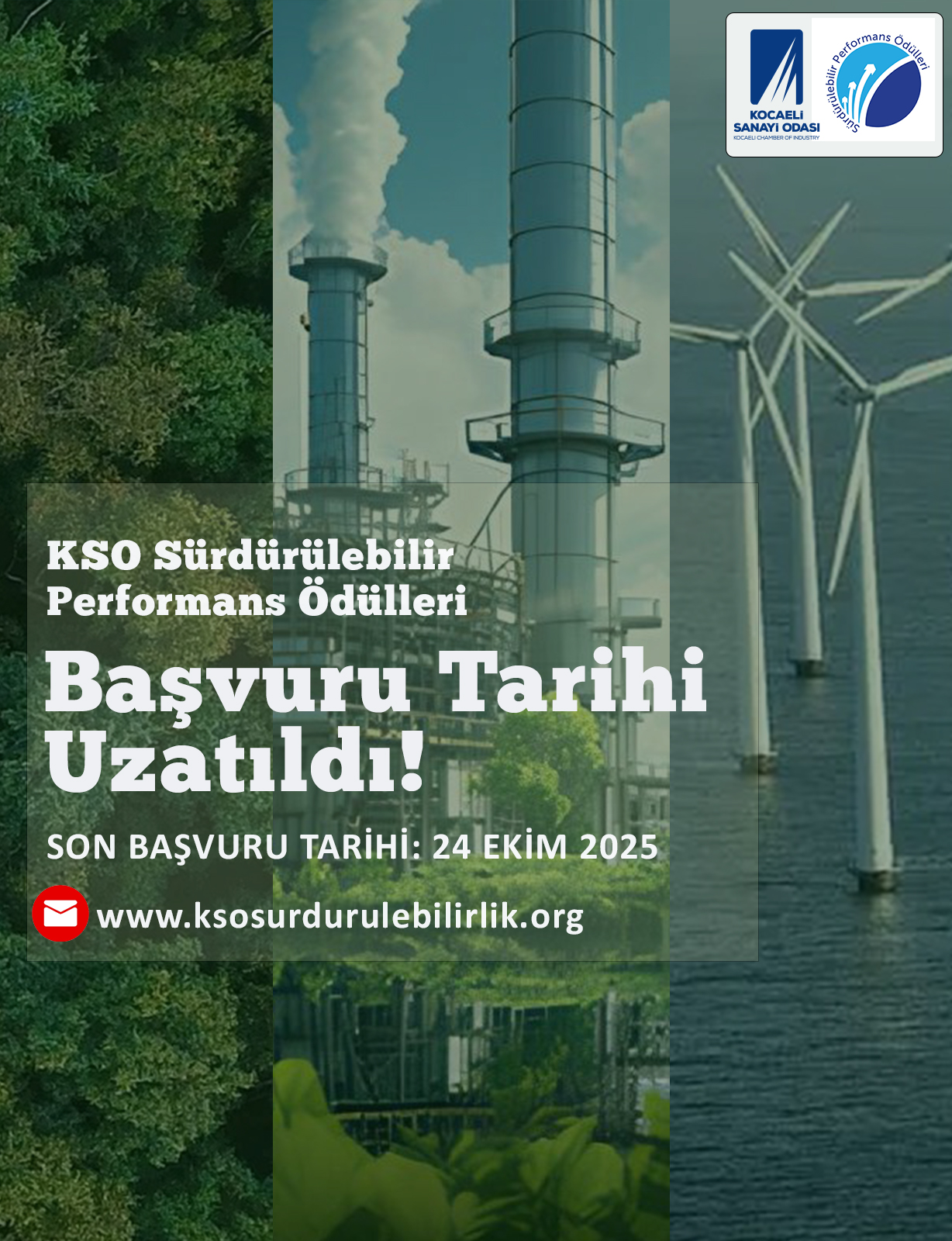 Kso Sürdürülebi̇li̇r Performans Ödülleri̇ İçi̇n Başvurular Uzatildi