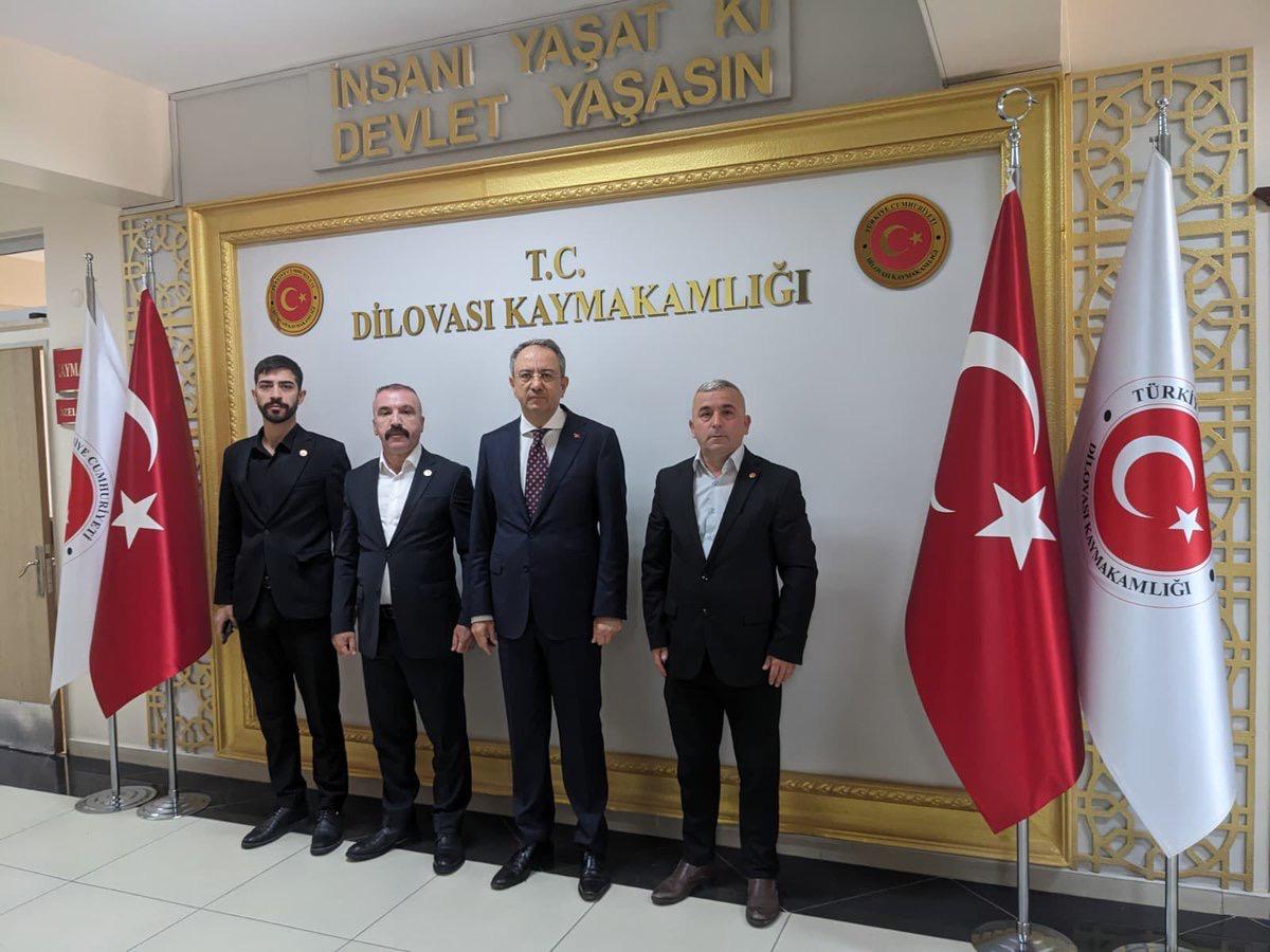 Mhp Dilovası İlçe Teşkilatı, Kaymakam Kubilay’ı Ziyaret Etti