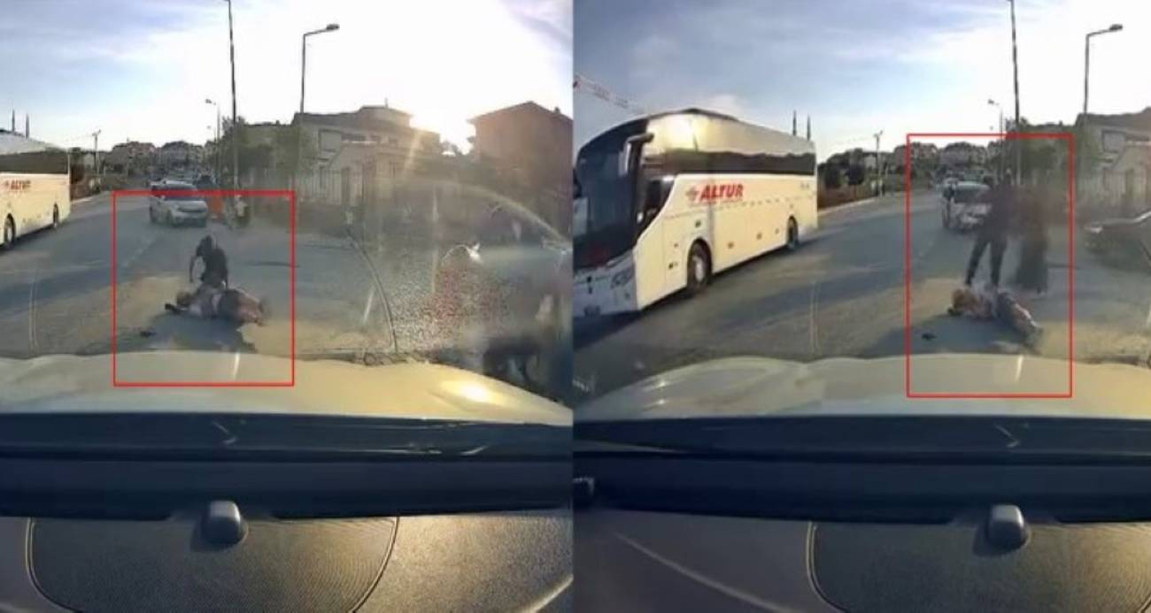Okul Çıkışı Veliler Arasında Kavga! Yumruklar Havada Uçuştu (2)