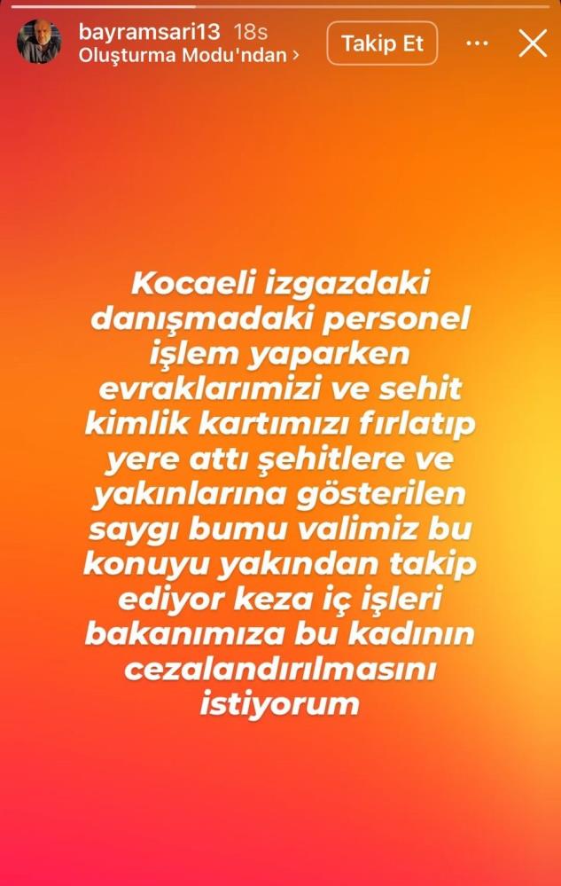 Şehit Babası Kocaeli’de Saygısızlığa Uğradığını İddia Etti (1)