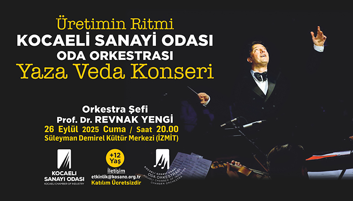 “Yaza Veda Konseri” Kocaelililerle Buluşuyor!