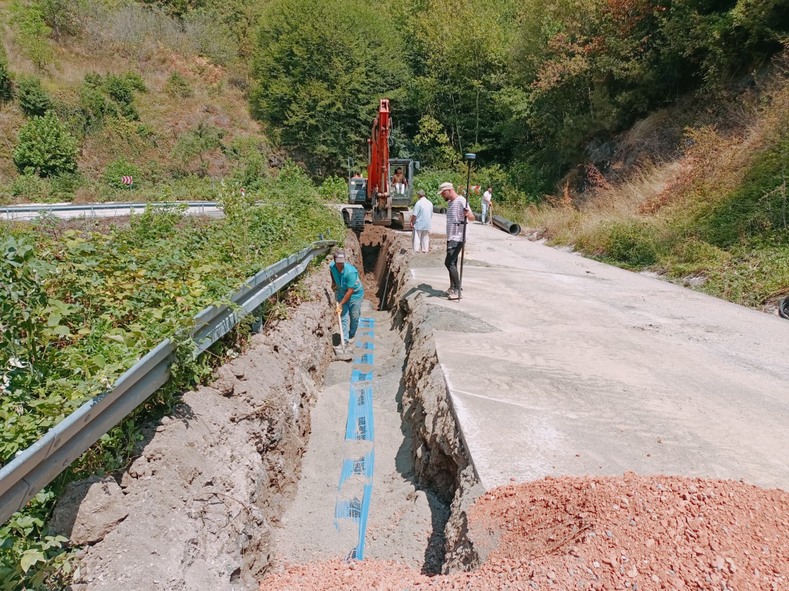 Yuvacık Barajı Üst Kaynaklardan İçmesuyu Temini Projesi İşi Devam Ediyor.